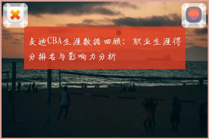 麦迪CBA生涯数据回顾：职业生涯得分排名与影响力分析