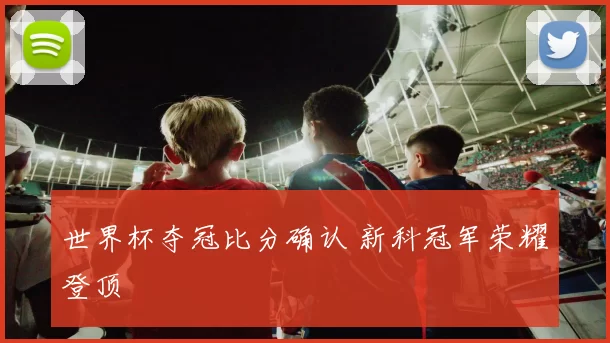 世界杯夺冠比分确认 新科冠军荣耀登顶